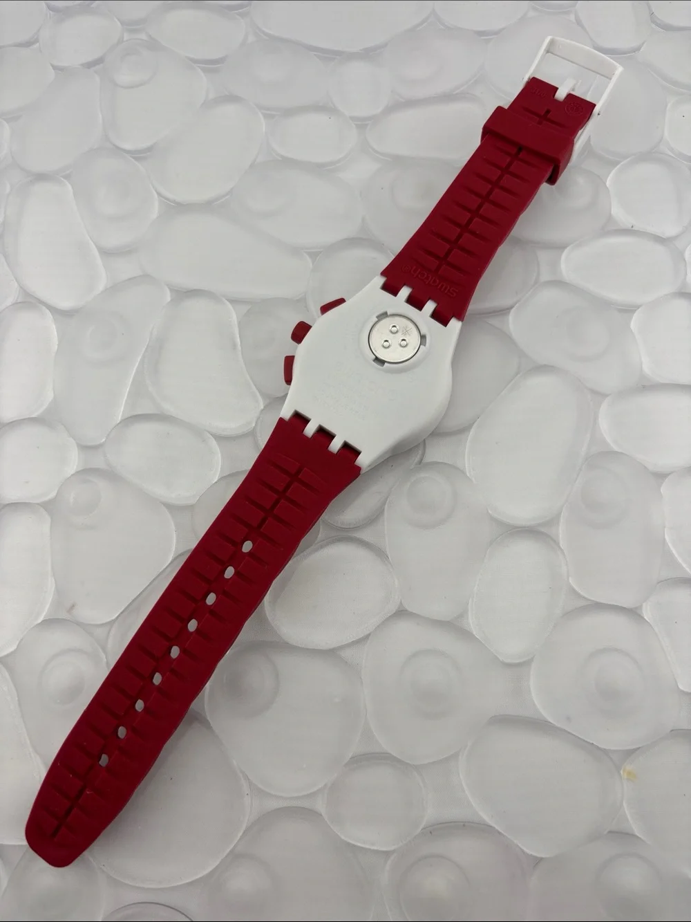Swatch Watch -SUSM403 - RED TRACK